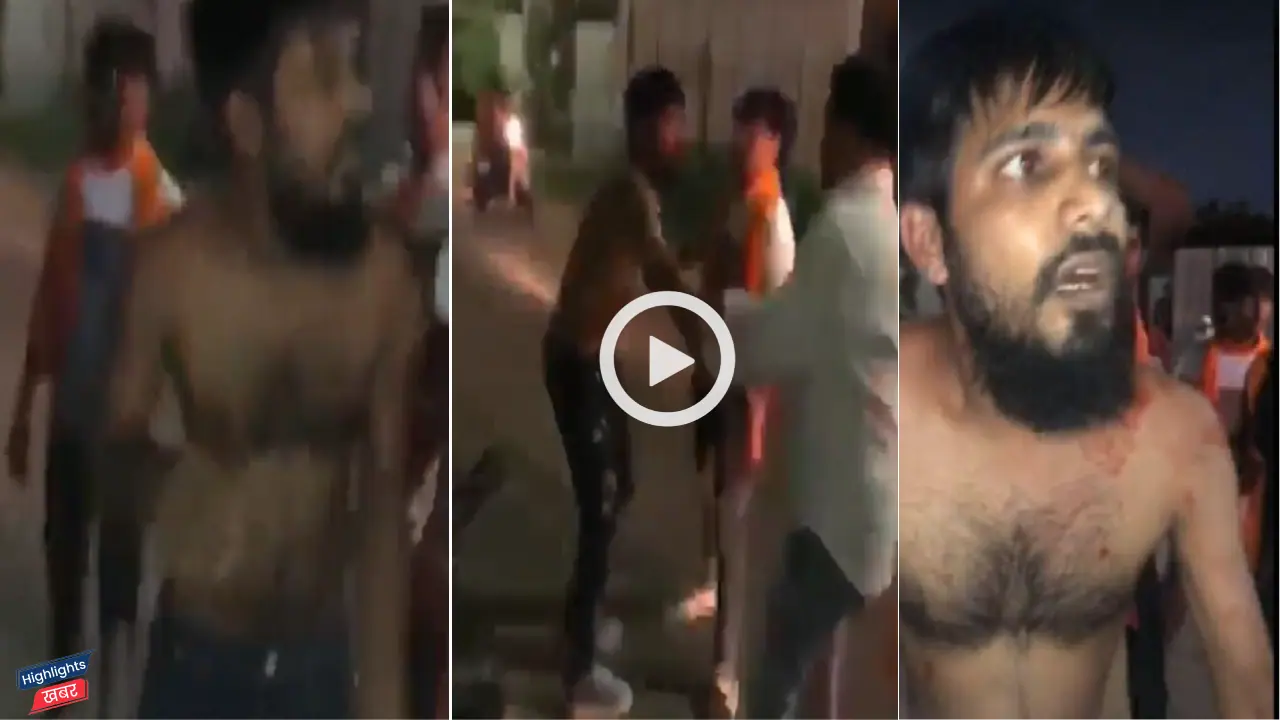 a-muslim-boy-was-beaten-up-by-bajrang-dal-at-garva-pandal-in-gujarat-video-goes-viral