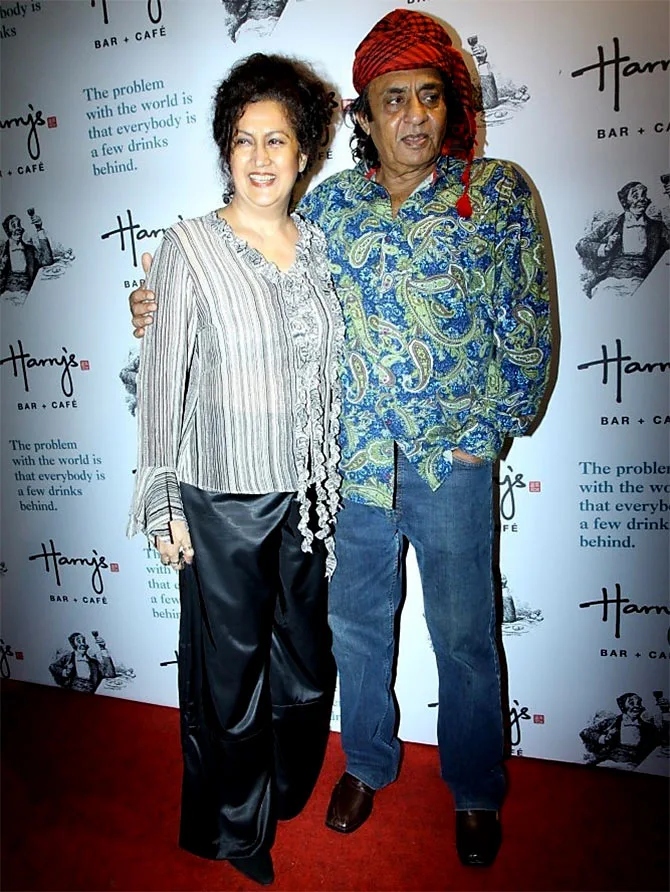 ranjeet with her wife