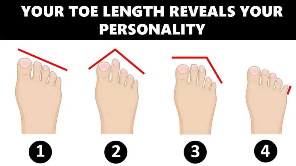 your toe fingers reveal your Personality 