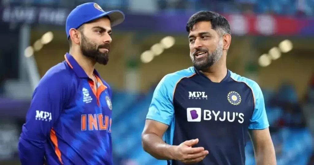 Virat Kohli said only MS Dhoni supported me in my bad times