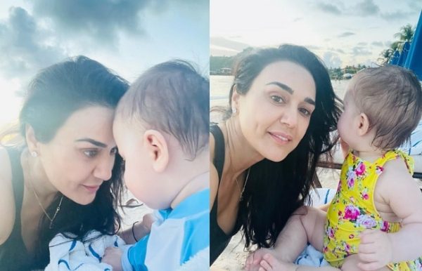 preity-zinta-shares-a-beautiful-picture-with-twins-on-childrens-day-fans-cannot-take-their-eyes-off