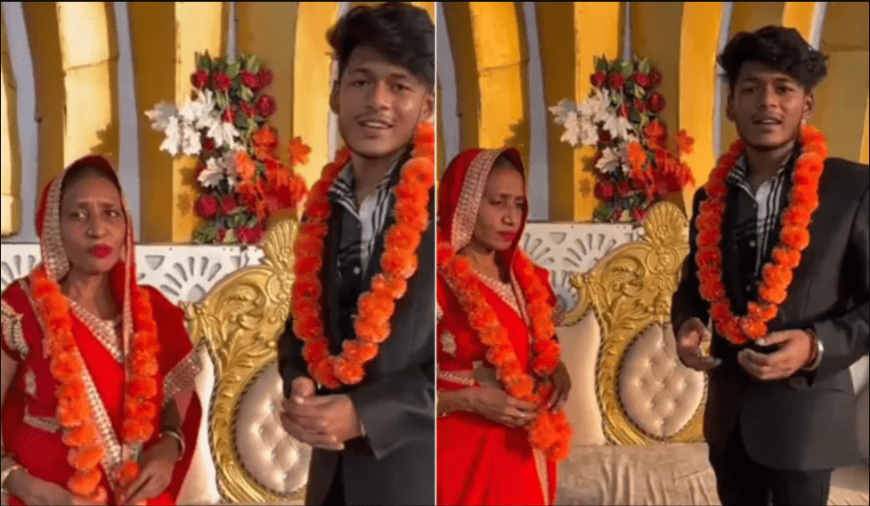 21-year-old-boy-marries-52-year-old-womanvideo-going-viral-on-internet