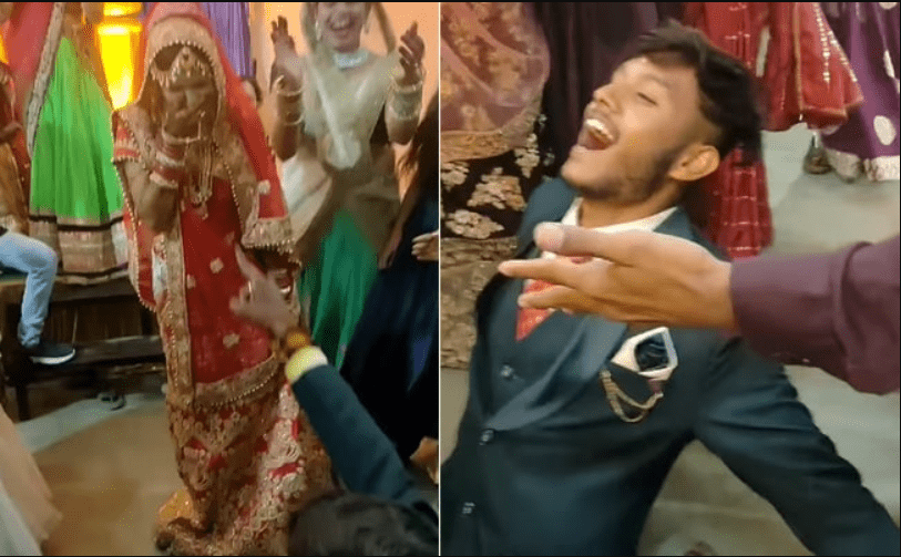 groom-seen-singing-govindas-famous-song-for-his-bride-sitting-on-his-knees-video-going-viral
